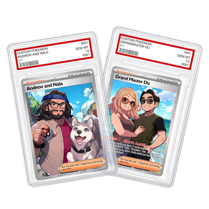 CUSTOM POKEMON ANIME TRAINER CARD