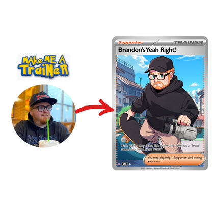 CUSTOM TRAINER POKEMON CARD