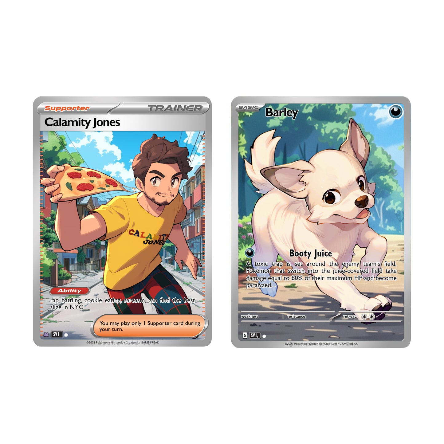 CUSTOM TRAINER POKEMON CARD