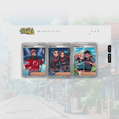 CUSTOM ANIME TRAINER CARD
